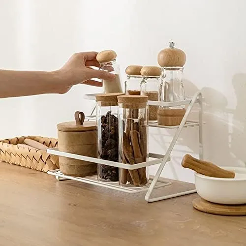 High-Quality%202-Tier%20Metal%20Spice%20Rack%20for%20Kitchen%20%7C%20Multipurpose%20storage%20rack%20Organizer-Spice%20Racks%20with%20Spice%20Jars,Wall%20Mounted%20Spice%20Rack,Portable%20Jar%20Stand,Bathroom%20Storage%20Shelf,Shampoo%20Holder,Makeup%20Stands!-kitchen%20and%20bathroom%20organizers-black-white%20-%20Image%208