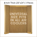 Set of 3 Imported Evaporative Air Cooler Cooling Pads (26"X24") 4 INCHES Thickness. 