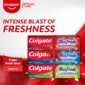 Triple Fresh Deal - Colgate MaxFresh Spicy Fresh + Peppermint Ice + Citrus Blast 125g x 3. 