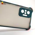 Redmi Note 10 Pro - Matte Translucent Airbag Shockproof Hybrid Armor Back Case cover. 