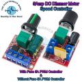 ZS-X4A and HW-687  5Amp Mini DC to DC 4.5V-35V 5A 90W Adjustable Speed Regulator Control Board DC Dimmer Motor Speed Controller In Pakistan. 