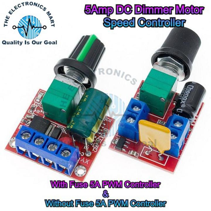 ZS-X4A and HW-687  5Amp Mini DC to DC 4.5V-35V 5A 90W Adjustable Speed Regulator Control Board DC Dimmer Motor Speed Controller In Pakistan