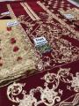 Unstitched Chiffon Embroidered Suit For Women - 3 Piece. 