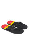 Tri Color - Flip Flop - 6033 - Black / Red / Yellow. 