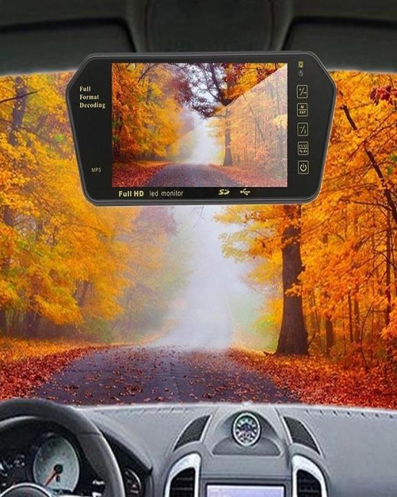 7″ - Full - HD - MP5 - LED - Mirror - Monitor