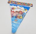 COCOMELON THEME FLAGS BANNER - PACK OF 10 FLAGS BANNER - COCOMELON BUNTINGS. 