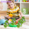 Amamia Clockwork Spring Frog Toy Smooth Kids Adults Backflip Frog Toy. 