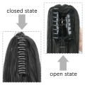 Straight catcher hair extension for girls, ponytail hair extension-medium brown. 