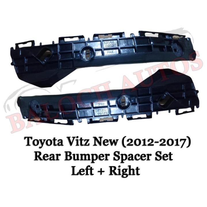 Vitz Rear Rear Bumper Spacer for Toyota Vitz New (2012 - 2017) ( Both Side) Right ...