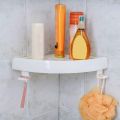 Techmanistan Multipurpose Quick Fix Corner Triangle SnapUp Stable Easy Wall Shelf for Bathroom Kitchen Room Space Saver Rack, Drawing room, Living room. 