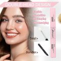 Self Application DIY at Home Individual Lashes Kit Black Wispy Natural Look 120Pcs Lash Clusters False Eyelashes for Beginners. 