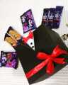 Chocolate gift box for HIM, Including chocolates inside it, One layer special gift box. 