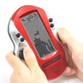 【Simple 3C】Red & Pocket Handheld Video Game Console 3in LCD Mini Portable Brick Game Player w/ Built-in 26 Games. 