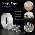 Double Sided Nano Tape Traceless And Clear Washable Adhesive Grip Tape - 3 Meter. 
