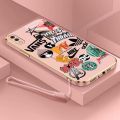 Casing For Vivo Y85 Vivo Z1I Vivo Z3X V9 Vivo Y85A Trendy Brand Camera Protection Phone Case Plating Edges Silicone Soft Cover With Free Lanyard. 