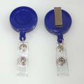 Heavy Duty Retractable yoyo Badge Holders With Carabiner Reel Clip Horizontal Plastic Id Work Name Card Holders. 