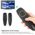 Voice Remote Air Mouse, 2.4G Wireless Infrared Remote Control 6 Axis Gyroscope and IR Learning, Air Fly Mouse with Voice Input for Android TV Box/Smart TV/HTPC/Projector. 