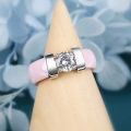 ealthy Jewelry ings for Women eer Lose Color ade Your ger n Loely ink Ceram ings With ig Crtal ling Jewelry. 