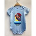 FREE CUSTOM NAME Superhero Cartoon Ironman Thor Spiderman | Baju Budak Cute Baby Clothing Baby Shirt Baby Romper Boy. 
