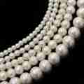 1 Strand Pearl Beads White Off Round Shape Beads 2mm 4mm,5mm 6mm 8mm 10mm. 