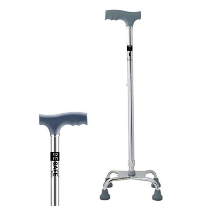 Imported%20Durable%20Four%20Leg%20Walking%20Stick%20Cane%20Quadripod%20Height%20Adjustable%20%20for%20Patients%20&%20Old%20Elderly%20People%20-%20Image%202