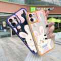 dienya Case For Samsung S20 FE Case Fashion Cartoon Cream Rabbit Thin Shockproof Square Edge Silicone Casing Full Cover Camera Protect Cases Softcase. 