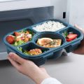 Bento Lunch Box,5-Compartment Food Container with Salad Bowl,Leakproof Salad Lunch Containers for Office,School. 