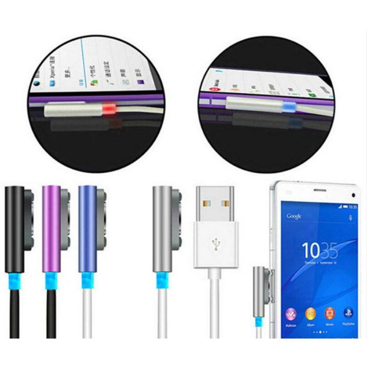 Magnetic Light Data Cable for Sony Z3 Magnetic Line Mobile Phone Charging Cable for Sony Xperia Z3 L55t Z2 Z1 Compact XL39h