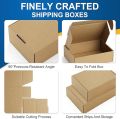 4 x 4 x 2  Inch White Hard E-Commerce Packing Boxes (White, Brown) Quick Shipper. 