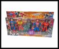 Super Heroes Toy Set Pack of 5 Action Figures for Boys, Character Toys, Best Gift Toy Set For Your Kid. 