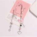 Cute  Charm Trendy Bow Kawaii Keychain Pendant Heart Y2K Bag Chain for For Girls For Women For Teens Gift  Use. 
