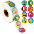 500pcs Reward Stickers Encouragement Sticker Roll Kids Stickers Cute Animals. 