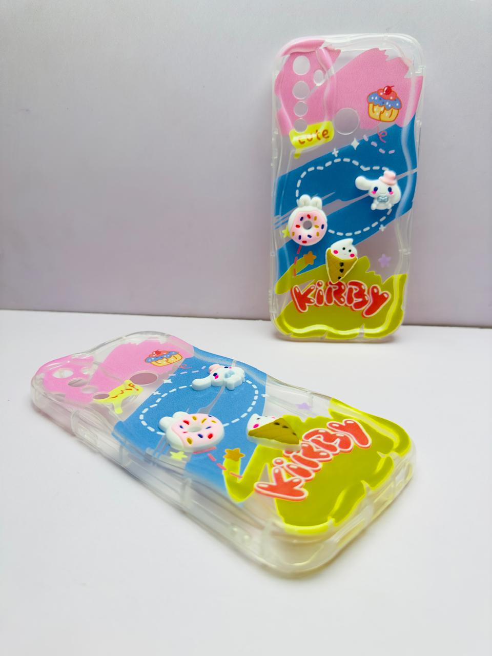 Lahore Mobile Case for Realme C3 2020 Back Cover Colorful Wavy Phone Cases - Luxerey Back Cover - Creative Lovely 3D Doll -Girls Back Cover 6