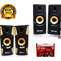 Loud Sound Multimedia Speakers For Computer LCD LED Mobile | 3.5mm Stereo Jack | Usb Powered. 