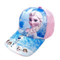 Disney Anime Toys Frozen Hat Elsa Anna Baseball Cap Summer Breathable Shade Cap Girls Minnie Sophia Adjustable Frozen Hat. 
