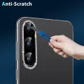 Samsung Galaxy A17 Diamond Camera Lens Protector for Women – Luxury Glitter Crystal Cover, Anti-Scratch, HD Transparent. 