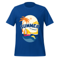 CreativeMade Unisex Summer Time Graphic T-Shirts Soft & Lightweight, Perfect Stretch, 60% Polyester & 40% Cotton, Pre-Shrunk, Side-Seamed, Shoulder-to-Shoulder Taping, Half Sleeves, Summer T-Shirts - T-Shirts for Men & Women. 
