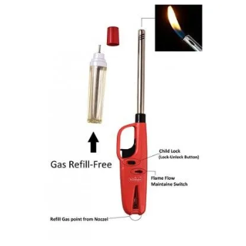 Kitchen Stove Lighter - Refillable - Kitchen Cooker Stove Candle Camping Picnic Lighter Stick Lighter- Stove Lighter With Free Refill