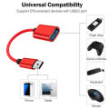 【Sunflower EGR】USB to OTG Adapter Cable for Xiaomi Redmi Note 9S 8T 7 9 Pro Max Redmi 8 8A 9 K20 K30 Pro 5G USB C OTG Converter. 