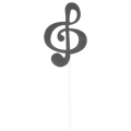 30 Pcs Music Notes Themed Cupcake Topper Paper Cake Inserts Card Wedding Cake Topper Decoration. 