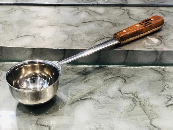 Spoon%20-%20Milk%20or%20Tea%20Spoon%20-%20High%20Quality%20Small%2012"%20Stainless%20Steel%20Wooden%20Handle%20Milk%20Pouring%20Tea%20Laddle%20Cooking%20Deep%20Spoon%20%DA%86%D8%A7%D8%A6%DB%92%20%D9%88%D8%A7%D9%84%D8%A7%20%D9%BE%D9%88%D8%A7%20-%20Image%204