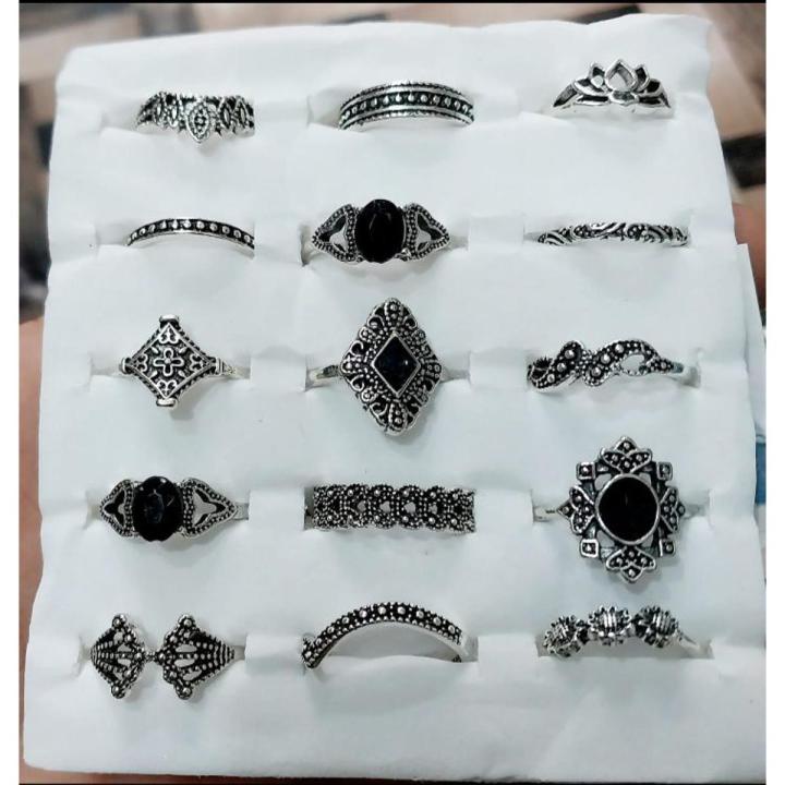 15 pcs rings