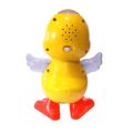 Electric Dancing Duck Real Action Moving Toy  Lights and Music Multicolor. 