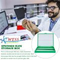 Professional Microscope Slides Box Case Plastic Container Storage Holder for 100 PCS Microscope Slides. 