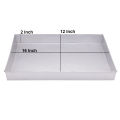 High-Quality Rectangle Cake & Brownies Baking Tray Steel 12 X 16 Inch. 
