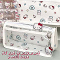 Clear Hello Kitty Pencil Case Sanrio Pochacco Pen Bag Capybara Cosmetic Bag STARLITE. 