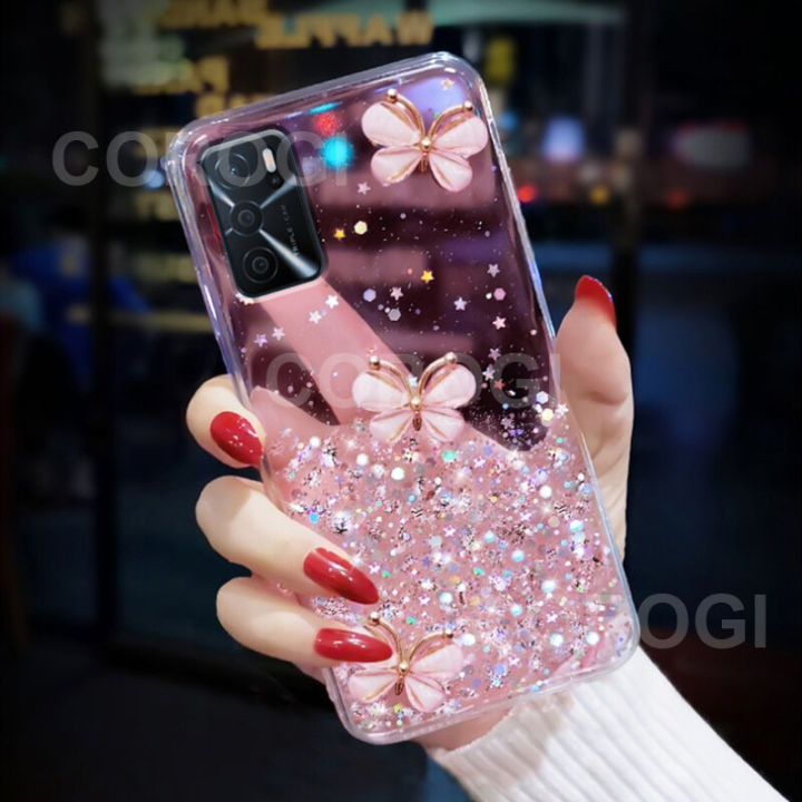 For%20OPPO%20A16%20/%20OPPO%20A54%20Cover%20Fashion%203D%20Diamond%20Butterfly%20Shiny%20Glitter%20Starry%20Space%20Phone%20Case%20Clear%20Soft%20TPU%20Silicone%20Shockproof%20Protective%20Back%20Cover%20-%20Image%202