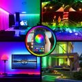 20M/65ft Bluetooth LED Strip Light, LUXONIC Smart RGB LED Light Strip with Bluetooth APP Control, Music Sync Flexible RGB Colour Changing LED Light with 40-Key IR Remote for Home Decoration. 