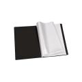 Black Plastic Sheet File - 40 Pocket. 