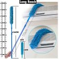 Flexible Fan Duster Microfiber Fan Cleaning Duster Brush | with Long Extendable Rod for Dusting Cleaner for Fan Car Kitchen & Furniture. 